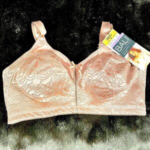 BALI BRA SHEER LATTE GEL SPA CLOSURE WIREFREE 36DD NWT